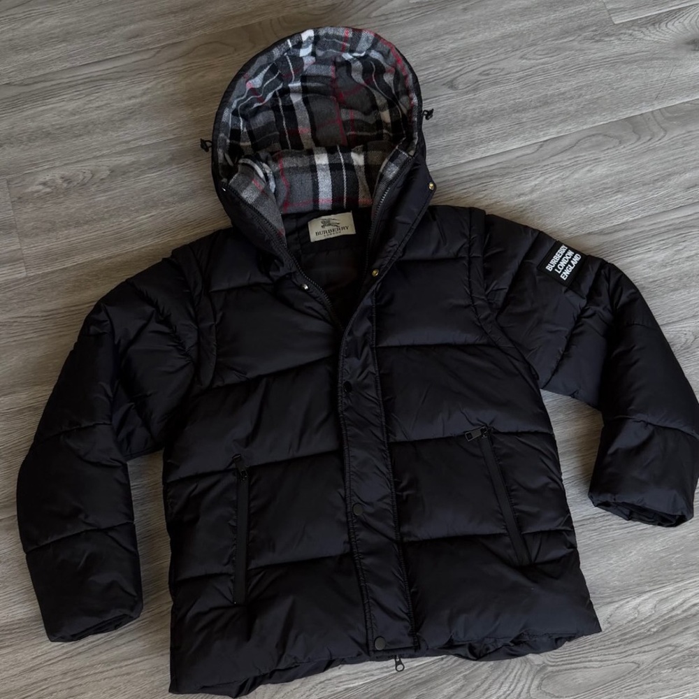 Burberry Black Puffer Jacket for Kids